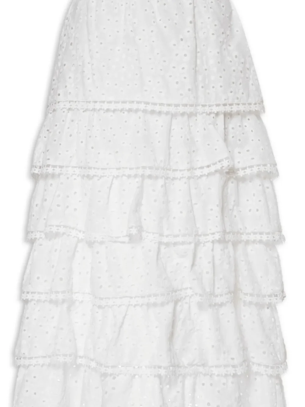 Ruffled Eyelet Lace White Skirt – Farm Rio - Picture 1 of 5